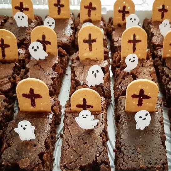 Brownies temáticos de Halloween